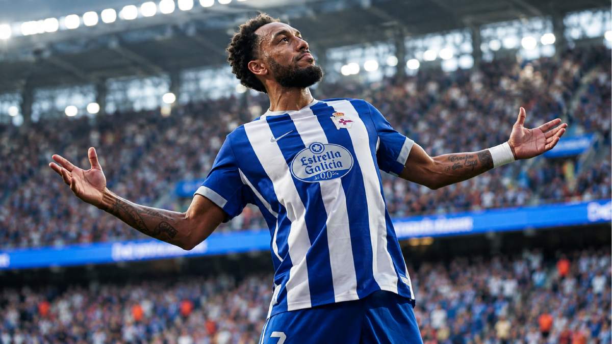 Foot - Aubameyang ne s’arrête plus ! Cinq matchs, cinq buts avec le Deportivo