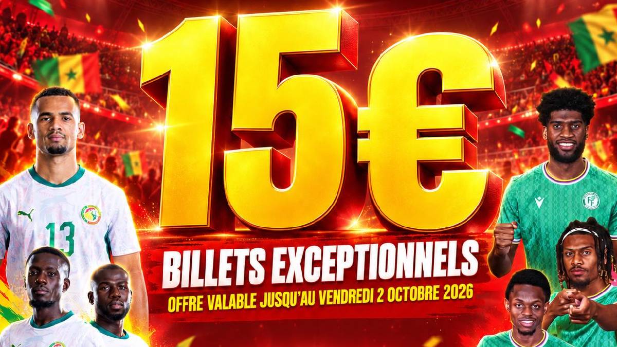 Foot - Sénégal-Comores au Vélodrome dimanche avec des places à 15 euros !